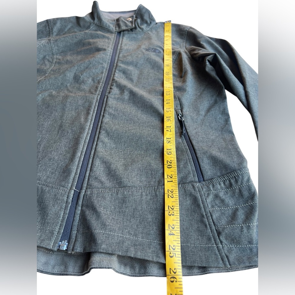 THE NORTH FACE Olive Green Windfall Softshell Full-Zip L Jacket Outdoors Hiking - Picture 9 of 12